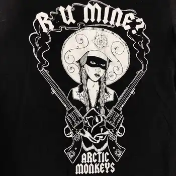 Винтажная рубашка R U Mine Arctic Monkeys Классическая черная мужская унисекс S-5XL QE1353 с длинными рукавами