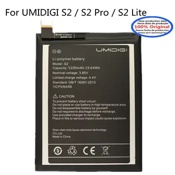 Новый оригинальный аккумулятор UMI емкостью 5100 мАч для аккумулятора UMIDIGI S2 / S2 Pro / S2 Lite Bateria в наличии + инструменты + номер отслеживания