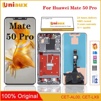 Оригинал 6,74 дюйма для Huawei Mate 50 Pro Дигитайзер с сенсорным экраном в сборе для Mate50 Pro LCD DCO-AL00 DCO-LX9 Замена экрана