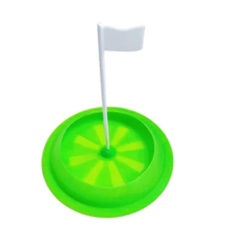 Тренировочная чашка для гольфа Чашка для гольфа Чашка для гольфа Мягкая резина с целевым флажком Чашка для гольфа Вспомогательные средства для тренировок