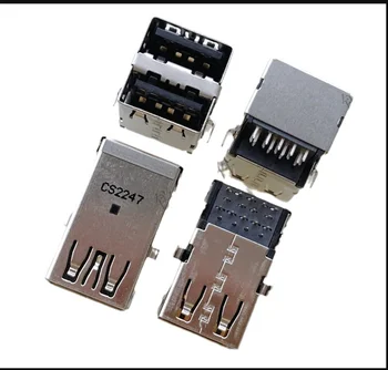  Бесплатная доставка Для сигнала двухслойная материнская плата USB3.1A DIP длинный корпус USB3.0 высокоскоростная передача разъем для зарядки