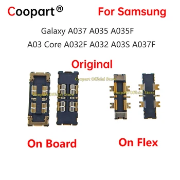 2-5 шт. Держатель Внутренняя батарея Гибкий кабель FPC Разъем Разъем Для Samsung Galaxy A037 A035 A035F A03 Core A032F A032 A03S A037F
