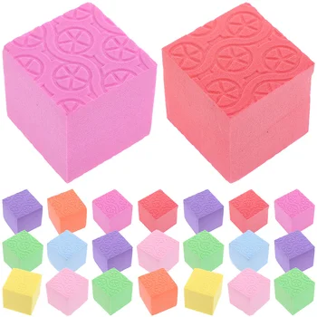  50 шт. Красочный пенопластовый куб Строительные блоки Маленькие строительные блоки Реквизит для раннего образования