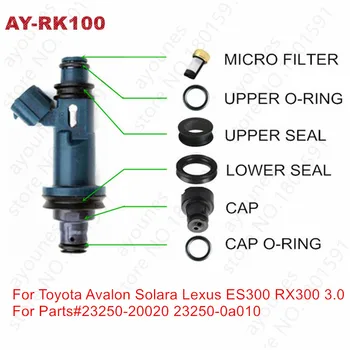 10 комплектов для Toyota Avalon Solara Lexus ES300 RX300.30L Ремонт топливных форсунок Комплекты Sevince для AY-RK100