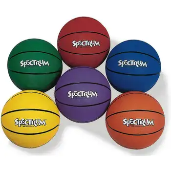 Всемирный набор резиновых баскетбольных мячей, набор из 6 штук, официальный 29.5