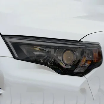 2 шт. Автомобильная фара Защитная пленка Восстановление фар Прозрачная черная наклейка из ТПУ для Toyota 4Runner 2014-2020 Аксессуары