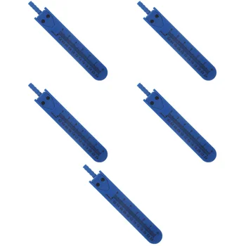 5 шт. Электрокардиограф Измерительный штангенциркуль Медицинский измерительный инструмент для врача медсестры (синий)