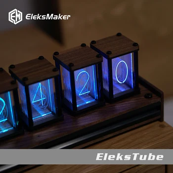 RGB псевдо светящиеся трубки часы DIY комплект светодиодное творческое украшение рабочего стола