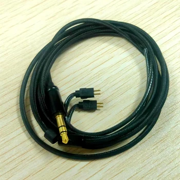 XINHS 2-жильный посеребренный медный монокристаллический медный кабель для наушников