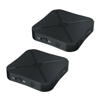 2X Новый Bluetooth 4.2 Приемник И Передатчик Bluetooth Беспроводной Адаптер Аудио С 3,5 мм AUX Аудио Для домашнего ТВ MP3 ПК