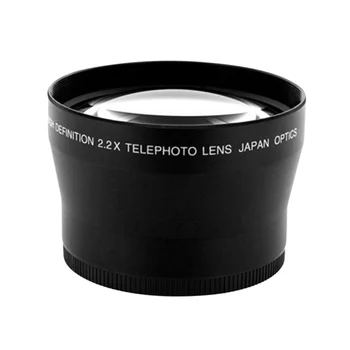 72 мм 2.2X Телеконвертер Объектив Универсальный зеркальный фотоаппарат Телеконвертер Подходит для Canon Nikon Sony Беззеркальный объектив камеры