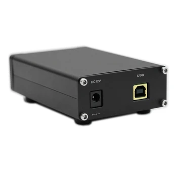 1 шт. DAC6 XMOS208+ES9038 Цифровой аудиодекодер HIFI USB Декодер проигрывателя виниловых пластинок Черный ЦАП Усилитель для наушников Поддержка DSD