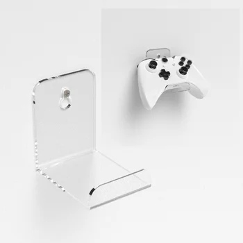 Акриловый настенный подвесной кронштейн для Xbox Game Handle Контроллер Гарнитура Крючок Вешалка для PS4 Полка для хранения для PS3
