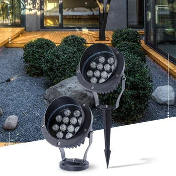  Tree Light Садовая светодиодная лампа для газона Водонепроницаемый IP67 Наружный прожектор 12 В / 24 В / 220 В Прожектор Патио Ландшафт Стена Мытье Освещение