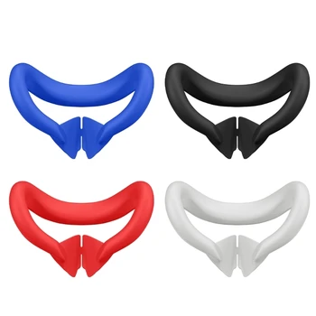 Мягкая и дышащая силиконовая маска для лица с защитой от пота для очков Meta Quest 3 95AF