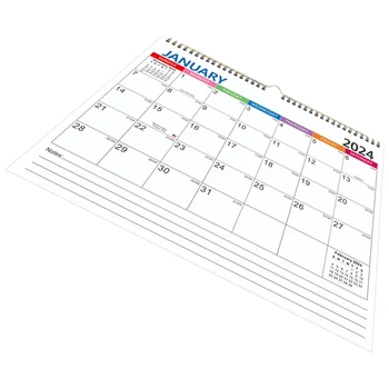 Английский календарь Ежемесячный настенный календарь Встреча Висячий дом 2025 Комната Ежедневное использование офисные настольные календари