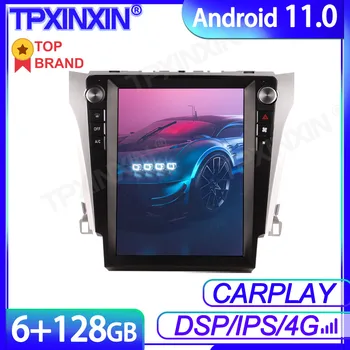 6 ГБ + 128 ГБ Android11.0 для Toyota Camry 2013-2017 Головное устройство Авто Мультимедийный плеер Авто Радио Магнитофон GPS Навигация DSP IPS