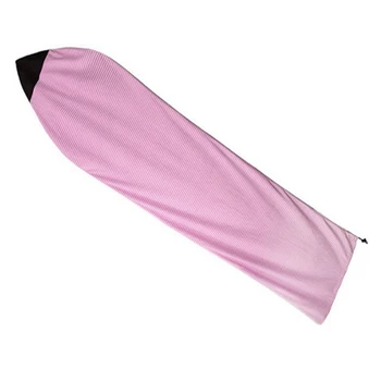  Крышка носка для доски для серфинга 6 футов Розовая и белая полоса Доска для серфинга Защитная сумка Органайзер Прочный Простой в использовании