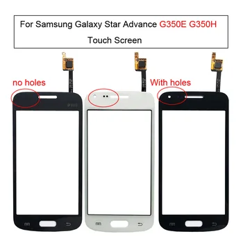 Для Samsung Galaxy Star Advance G350E G350H Сенсорный экран Дигитайзер Телефон Переднее стекло Объектив Датчик Сенсорная панель