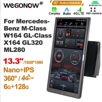 Android10.0 Ownice Автомагнитола для Mercedes-Benz M-Class W164 GL-Class X164 GL320 ML280 13.3'' 7862 512 No DVD Nano 1920*1080