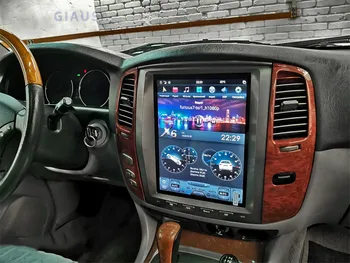Автомагнитола для Toyota Land Cruiser 100 LC100 Lexus LX470 2006-2011 Android12 Сенсорный экран Мультимедийная навигация 4G GPS Головное устройство