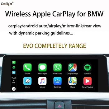 Беспроводное / проводное подключение CarPlay Retrofit Android Auto Модуль для F20 F21 F44 F52 BMW EVO System Business Navigation Radios