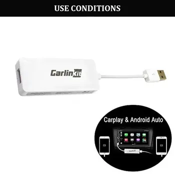 USB Smart Link Apple CarPlay Dongle для навигационного плеера Android Mini USB Carplay Stick с Android Auto