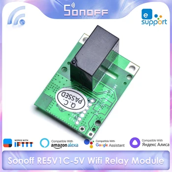 SONOFF RE5V1C-5V Wifi Smart Switch Модуль беспроводного реле EWelink APP Дистанционное управление Электрические устройства Поддержка Alexa Google Home