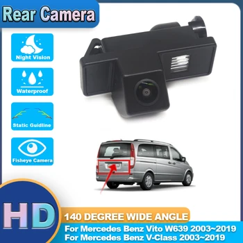 140 градусов 1080x720P HD Камера заднего вида hd для Mercedes Benz Vito W639 2003~2019 V-Class 2003~2019 Автомобильная камера заднего вида
