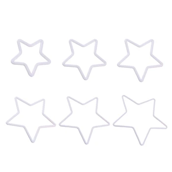  Звезды Ловцы Снов Кольца Белый DIY Аксессуары для изготовления ювелирных изделий Универсальный 594C