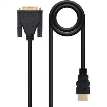 Nanocable 10.15.0502 - Кабель DVI-HDMI, папа-папа, DVI 18+1/M-HDMI A/M, черный, 1,8 м