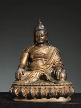 Старая Цин Дяньсти медная статуя Будды Коба, ручная работа