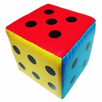 красочный гигантский кубик из искусственной кожи шестисторонняя игра игрушка вечеринка игра в школьные кубики гигантские кубики губки