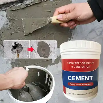 300 г Быстросохнущий водонепроницаемый цементный слив для пола Ремонт стен Белый/черный цементный раствор