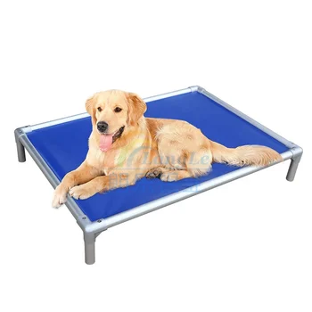  Приподнятая кровать для собак На открытом воздухе Портативный Приподнятый Балдахин Домашние Собаки Сетчатая кровать
