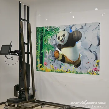 Высота 2,5 метра УФ-настенный принтер Автоматический 3D-принтер для настенного струйного настенного принтера 5D УФ-вертикальная покраска