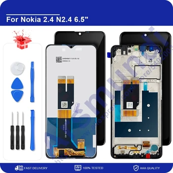 6.5'' для ЖК-дисплея Nokia 2.4 Дигитайзер с сенсорным экраном в сборе Для ЖК-дисплеев Nokia N2.4 TA-1277 TA-1275 TA-1274 TA-1270