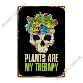 Скелет Растения - мой металлический знак Ретро Настенный декор Паб Печать Печать Жестяной Вывеска Плакат