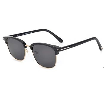 Новые женские роскошные солнцезащитные очки для мужчин Мода Вождение автомобиля Поляризатор Дизайнер Популярные ретро мотоциклы 5683-B Бренд солнцезащитные очки