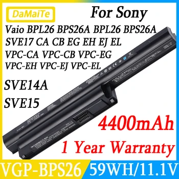 VGP-BPS26 Аккумулятор для ноутбука Sony Vaio BPL26 BPS26 BPS26 A SVE14A SVE15 SVE17 VPC-CA VPC-CB VPC-EG VPC-EH vgp BPS26 11,1 В 59 Втч