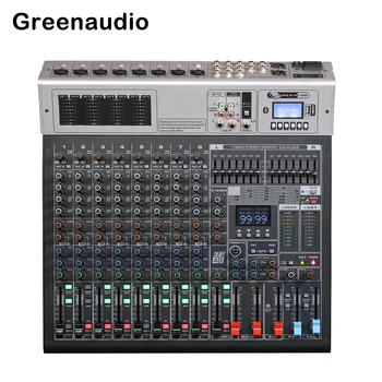 GAX-GBA10 Профессиональный аудиомикшер Звуковая дека Консольная настольная система Интерфейс с 10-канальным USB для производства музыкальных подкастов