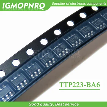 200 шт./лот TTP223-BA6 TTP223 BA6 Speed Сенсорный чип IC Экран 223B SOT23-6 В наличии