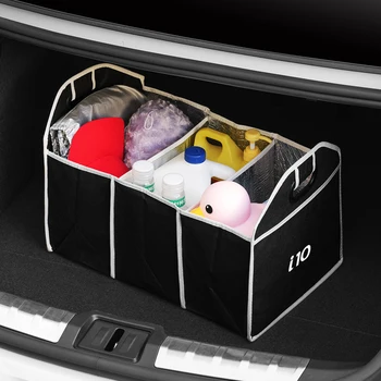  для Hyundai i10 N Line Автомобильный багажник Сумка для хранения Складная изоляционная коробка Авто Многоцелевые инструменты Укладка Уборка Складная сумка для хранения