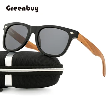 Мужские солнцезащитные очки ручной работы из натурального бамбука, поляризованные солнцезащитные очки UV400, модные и винтажные очки для мужчин высокого качества