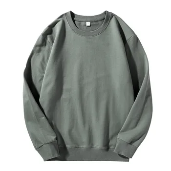 MRMT 2023 Бренд 260 г Однотонный махровый свитер для мужчин и мужчин 1 пуловер нижняя рубашка свитер с круглым вырезом для мужских топов