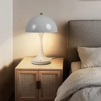 скандинавский датский дизайнер настольная лампа для дома спальня прикроватный фонарь средневековый творческий затемняющий сенсорный ночник декор настольная лампа
