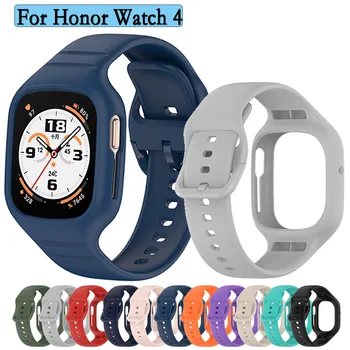 Для Honor Watch 4 Ремешок Регулируемый ремешок для часов Высококачественный силиконовый прочный браслет Замена аксессуаров для часов