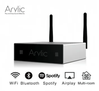 Arylic A50 Домашний WiFi Цифровой усилитель Хост-ресивер Цифровой мультирум Многозонная сеть Домашняя автоматизация Усилитель звука
