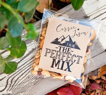  набор из 20 наклеек The Perfect Mix Wedding Favorers - DIY Trail Mix Favors