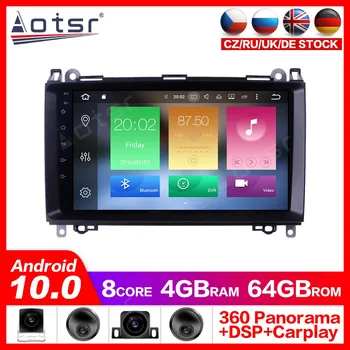 Android 10.0 GPS Навигационное радио DVD-плеер для Benz B- Class T245 2005 - 2011Видеоплеер Стерео Headuint Встроенный в Carplay DSP